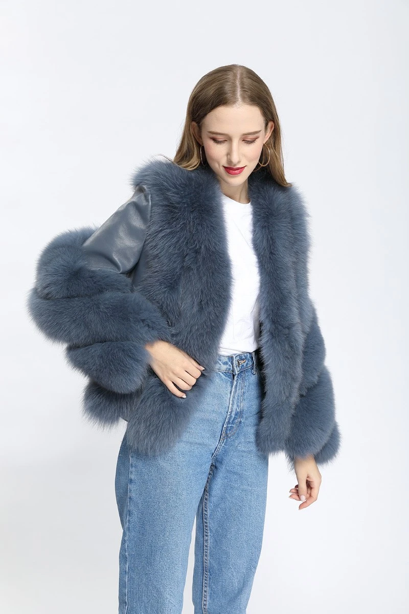 Black Fox fur Coat